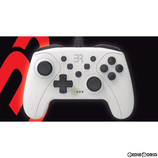 【新品】【お取り寄せ】[ACC][Switch] Switch用(スイッチ用) 有線コントローラTA ホワイト ブレア(BR-0028)(20220131)