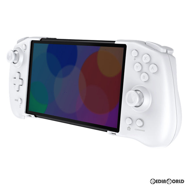 【新品】【お取り寄せ】[ACC][Switch] CYBER・ダブルスタイルコントローラー(SWITCH/SWITCH 有機EL用)(スイッチ/スイッチ有機EL用) ホワイト サイバーガジェット(CY-NSODSC-WH)(20220430)