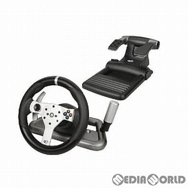 【中古即納】[ACC][Xbox360] Wireless Force Feedback Racing Wheel(ワイヤレス フォース フィードバック レーシングホイール) Mad Catz(マッドキャッツ)(MCX-WRW-FFB)(20121025)
