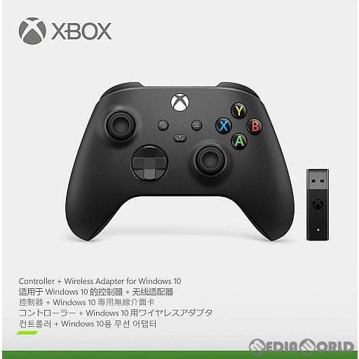 【中古即納】[ACC][XboxX/S] Xbox ワイヤレス コントローラー + ワイヤレス アダプタ for Windows 10 日本マイクロソフト(1VA-00005)(20201110)