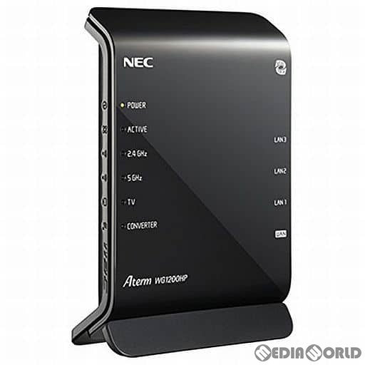 【中古即納】[ACC][ETC] Wi-Fi無線LANホームルーター Aterm WG1200HP NEC(PA-WG1200HP)(20150122)