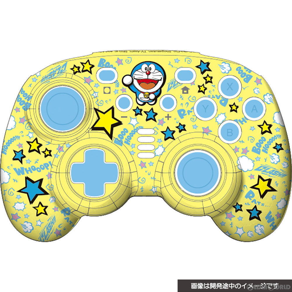 【中古即納】[お得品][表紙説明書なし][ACC][Switch] CYBER・ドラえもん ジャイロコントローラー ミニ 無線タイプ(SWITCH/SWITCH 有機EL用)(スイッチ/スイッチ 有機EL用) スター サイバーガジェット(CY-DRNSGYCM-ST)(20220803)