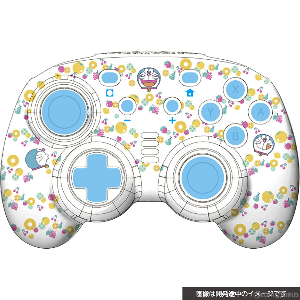 【新品】【お取り寄せ】[ACC][Switch] CYBER・ドラえもん ジャイロコントローラー ミニ 無線タイプ(SWITCH/SWITCH 有機EL用)(スイッチ/スイッチ 有機EL用) フルーツ サイバーガジェット(CY-DRNSGYCM-FT)(20220731)