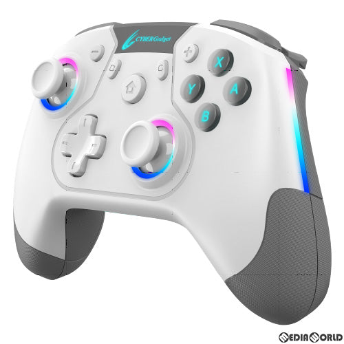 【新品】【お取り寄せ】[ACC][Switch] CYBER・ゲーミングコントローラー HG 無線タイプ(SWITCH用)(スイッチ用) ホワイト サイバーガジェット(CY-NSOGCWL-WH)(20220831)