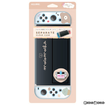【新品】【お取り寄せ】[ACC][Switch] Switch有機EL用セパレート型クリアケース #Unipo Q-LiA(ユニポ クーリア) モコモカ アローン(ALG-NSUQMSC)(20220930)