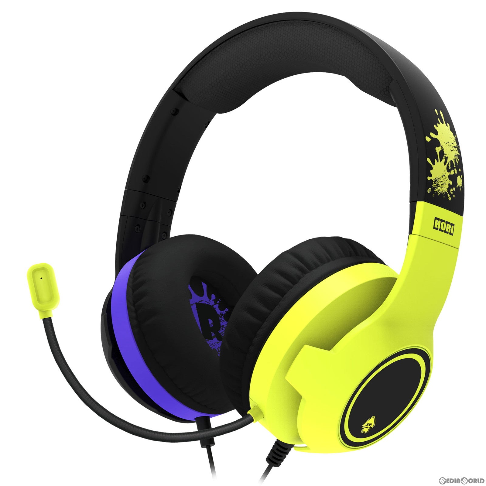 【中古即納】[お得品][表紙説明書なし][ACC][Switch] スプラトゥーン3 ホリゲーミングヘッドセット スタンダード for Nintendo Switch(ニンテンドースイッチ) 任天堂ライセンス商品 HORI(NSW-406)(20220909)