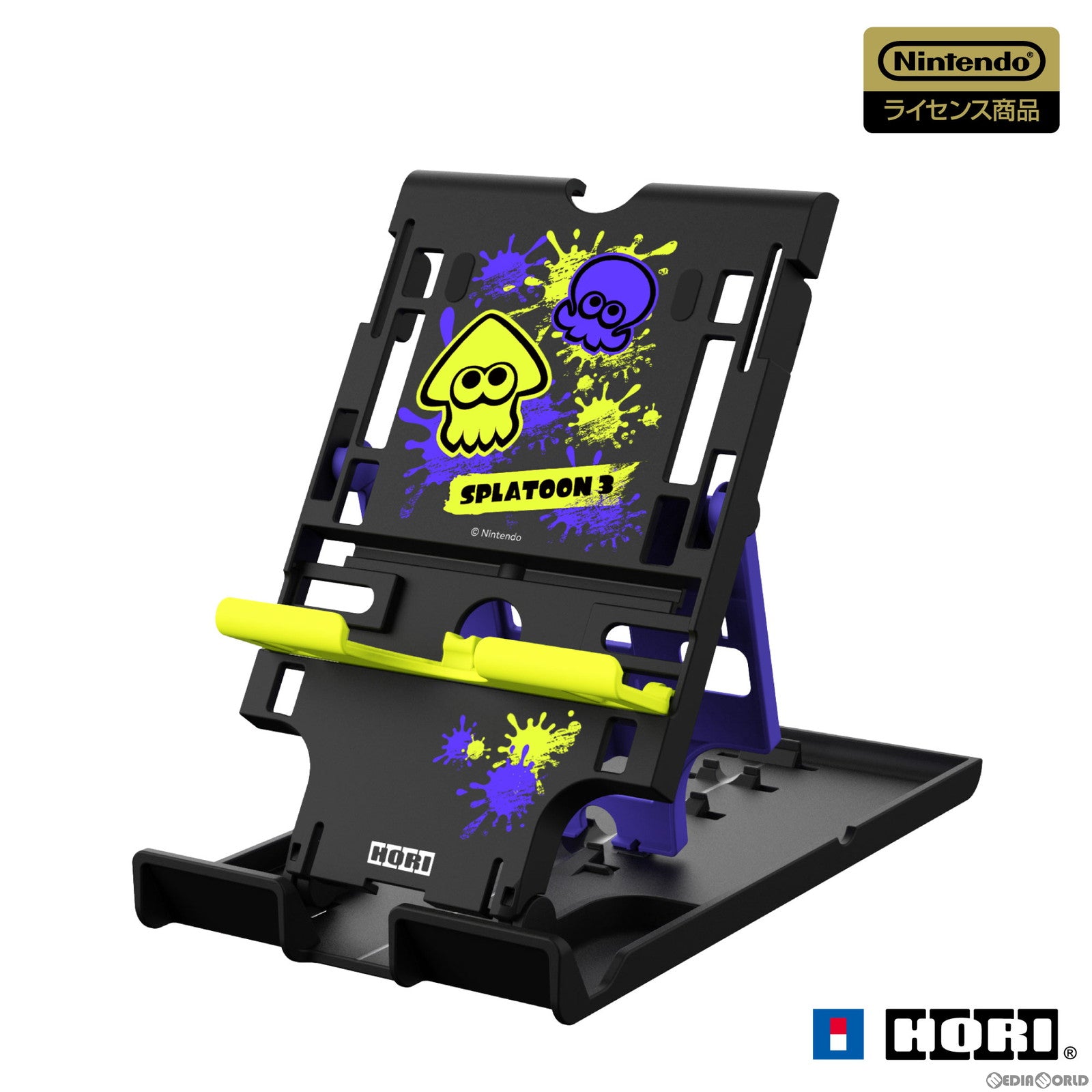 【中古即納】[ACC][Switch] スプラトゥーン3 多機能プレイスタンド for Nintendo Switch(ニンテンドースイッチ) 任天堂ライセンス商品 HORI(NSW-407)(20220930)