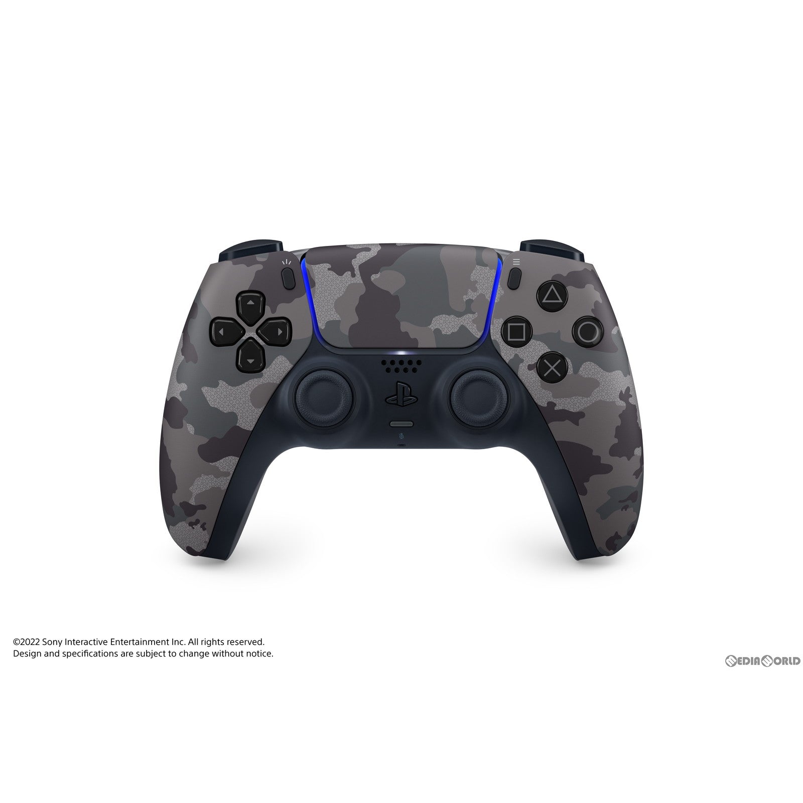 【新品即納】[ACC][PS5] DualSense&trade;(デュアルセンス) ワイヤレスコントローラー グレー カモフラージュ SIE(CFI-ZCT1J06) (20221014)