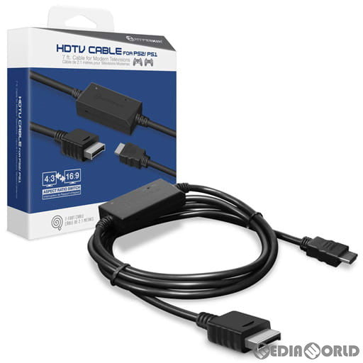 【中古即納】[ACC][PS2] HDTV Cable for PS2/PS1(HDMIコンバータケーブル) Hyperkin(M07381)(20201227)