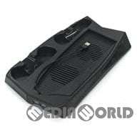【中古即納】[ACC][PS5] CHARGING STAND WITH COOLING FAN FOR P5 DE/UHD(チャージングスタンド ウィズ クーリングファン フォー P5 DE/UHD) PS5用縦置きスタンド ホワイト KjH(KJH-P5-010)(20201121)