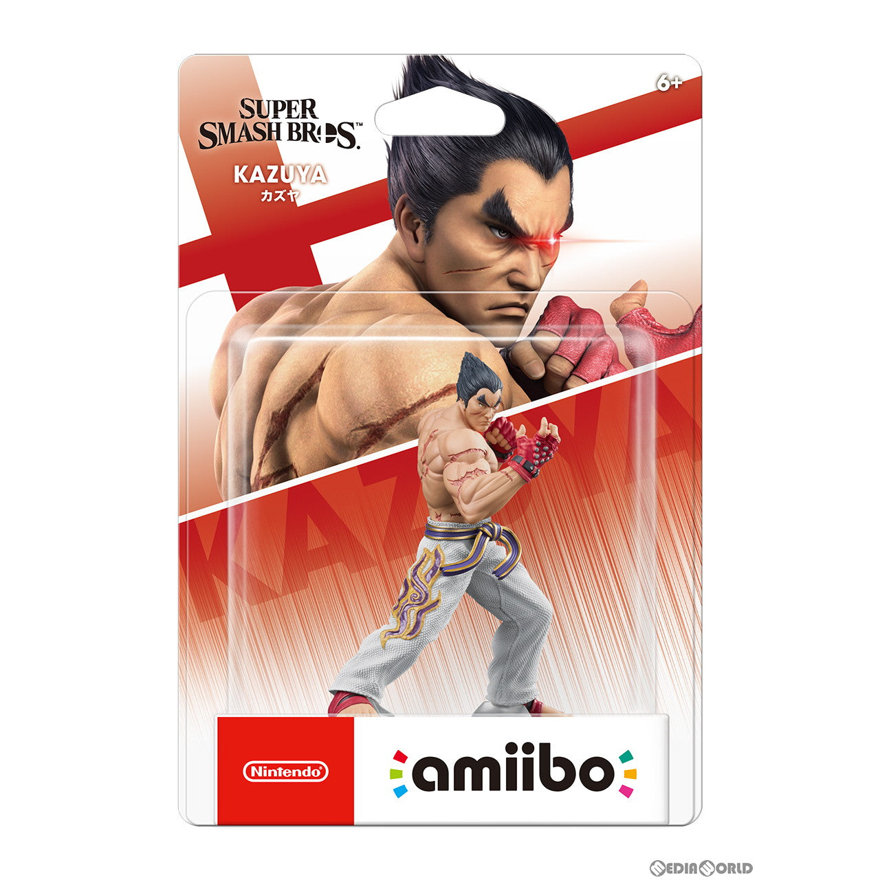 【中古即納】[お得品][表紙説明書なし][ACC][Switch] amiibo(アミーボ) カズヤ(大乱闘スマッシュブラザーズシリーズ) 任天堂(NVL-C-AADY)(20230113)