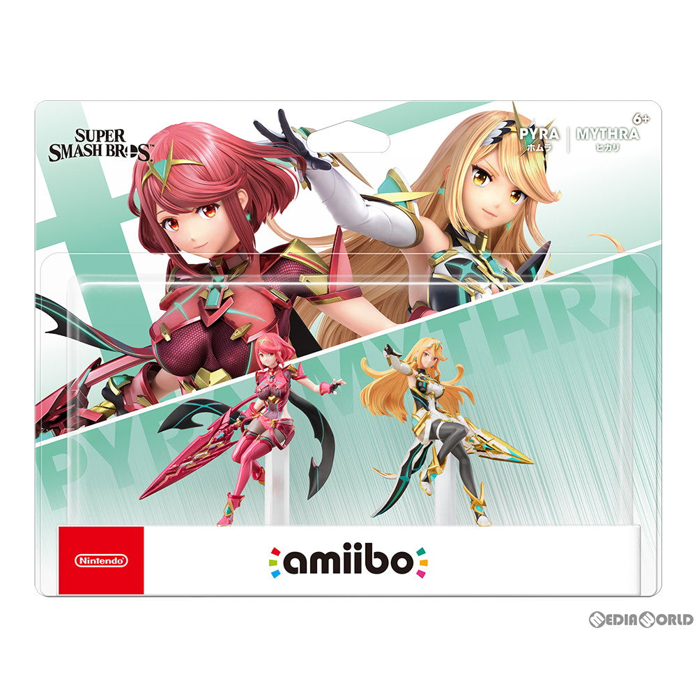 【新品即納】[ACC][Switch] amiibo(アミーボ) ダブルセット[ホムラ/ヒカリ] (大乱闘スマッシュブラザーズシリーズ) 任天堂(NVL-E-AA2F) (20230721)