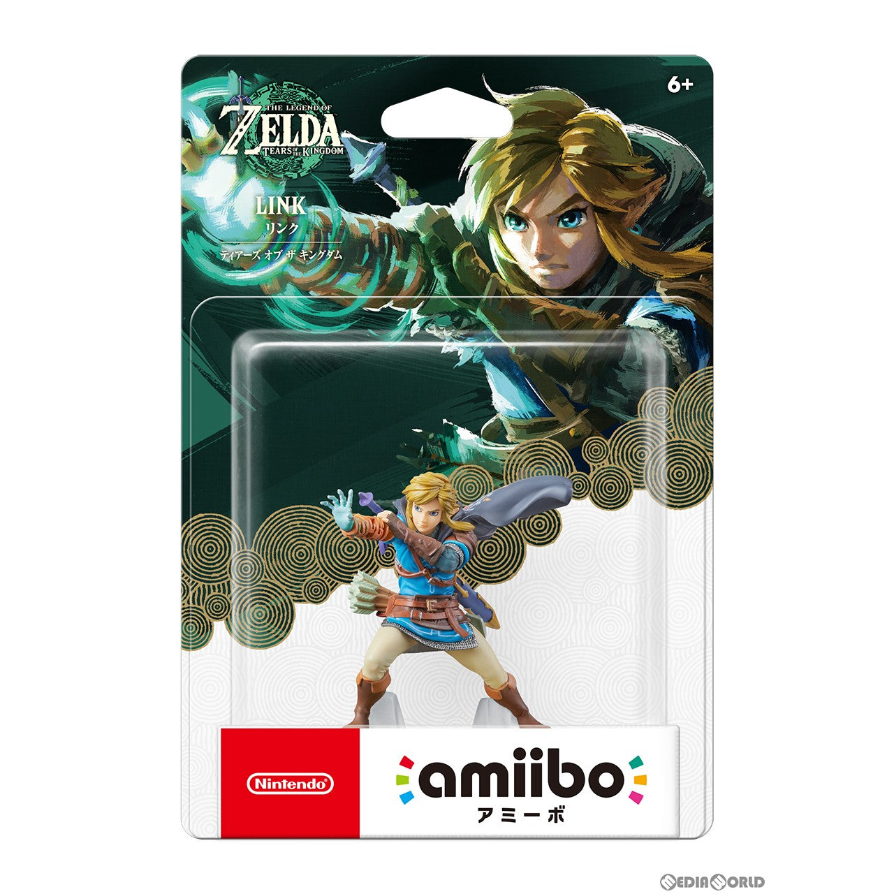 【新品】【お取り寄せ】[ACC][Switch] amiibo(アミーボ) リンク【ティアーズ オブ ザ キングダム】(ゼルダの伝説シリーズ) 任天堂(NVL-C-AKAX) (20230512)