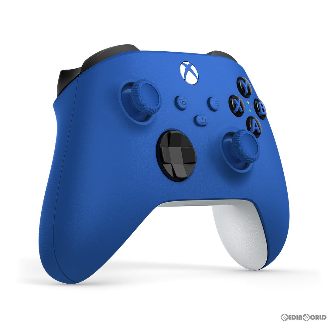 【新品即納】[ACC][XboxX/S] Xbox ワイヤレスコントローラー(ショックブルー) 日本マイクロソフト(QAU-00006)(20230331)