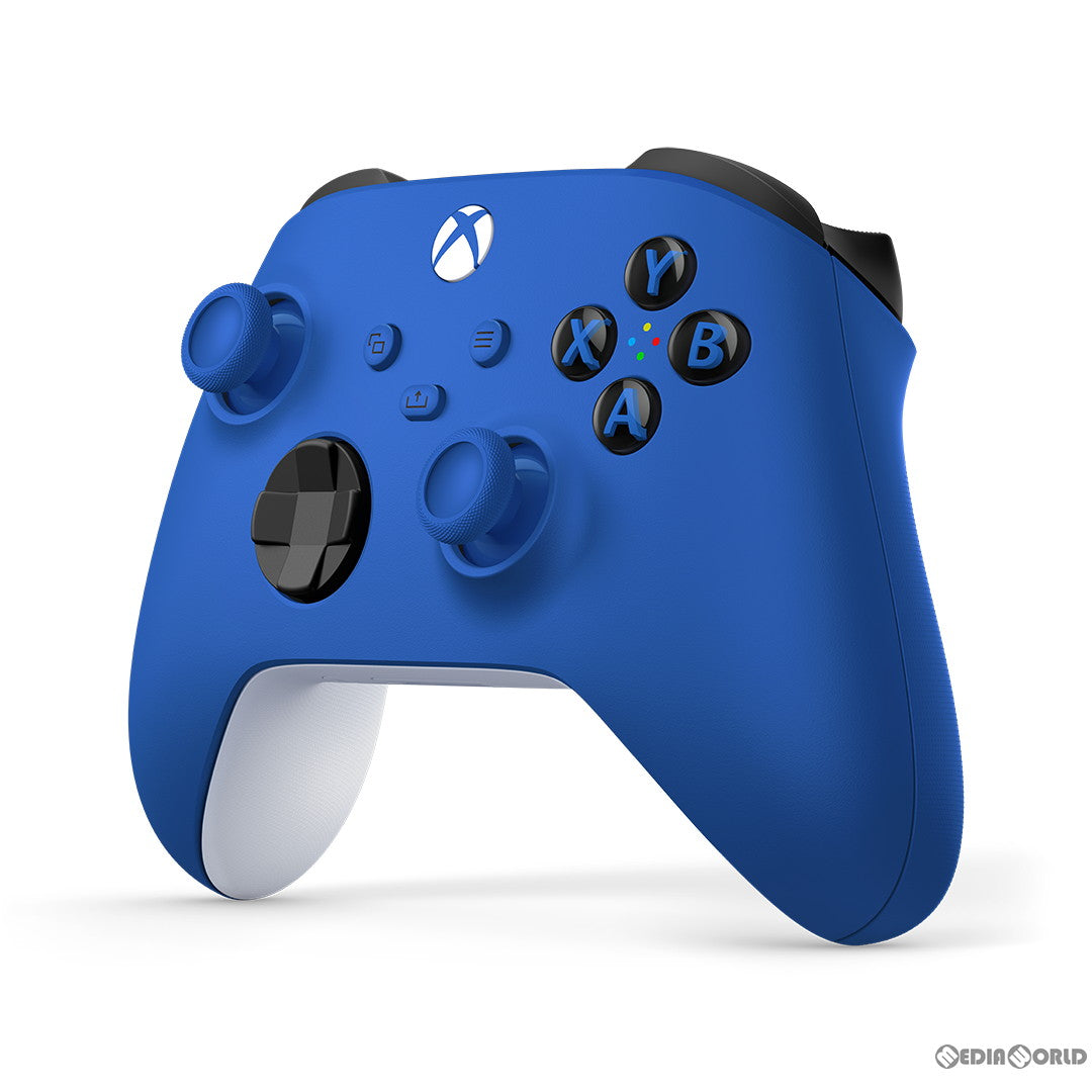 【新品即納】[ACC][XboxX/S] Xbox ワイヤレスコントローラー(ショックブルー) 日本マイクロソフト(QAU-00006)(20230331)