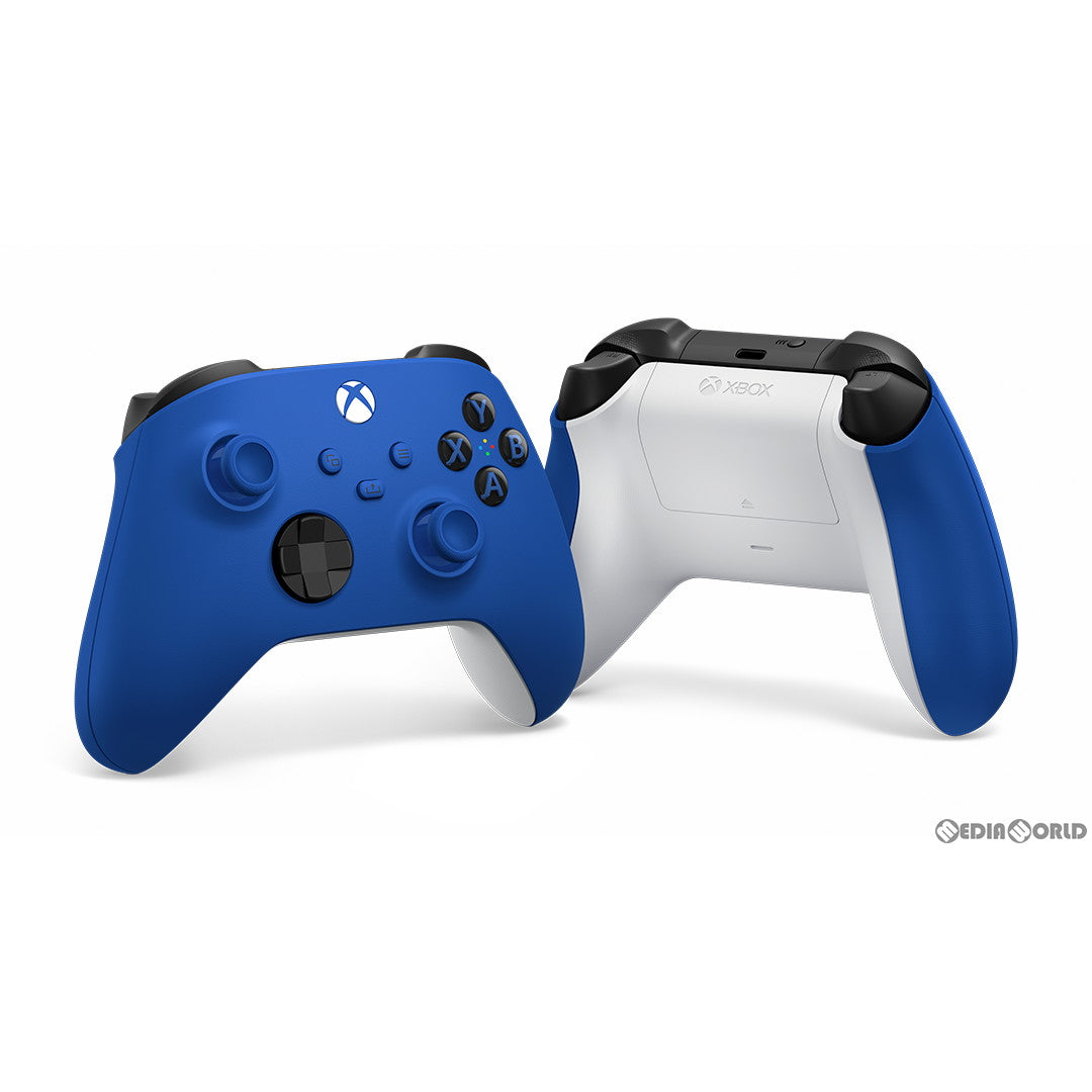 【新品即納】[ACC][XboxX/S] Xbox ワイヤレスコントローラー(ショックブルー) 日本マイクロソフト(QAU-00006)(20230331)