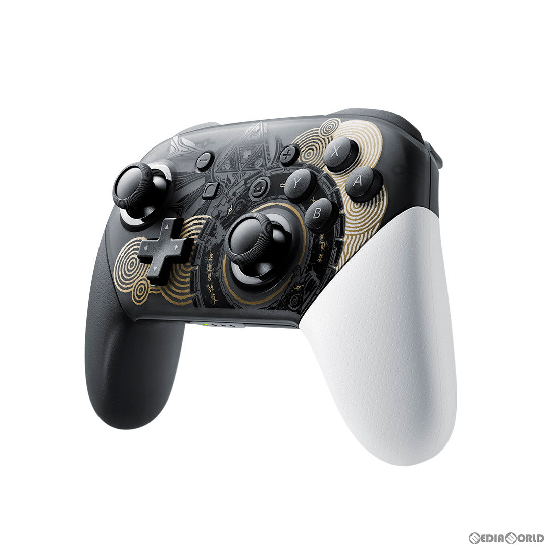 【中古即納】[ACC][Switch] Nintendo Switch Proコントローラー(ニンテンドースイッチ プロコントローラー) ゼルダの伝説 ティアーズ オブ ザ キングダムエディション 任天堂(HAC-A-FSSKU)(20230512)