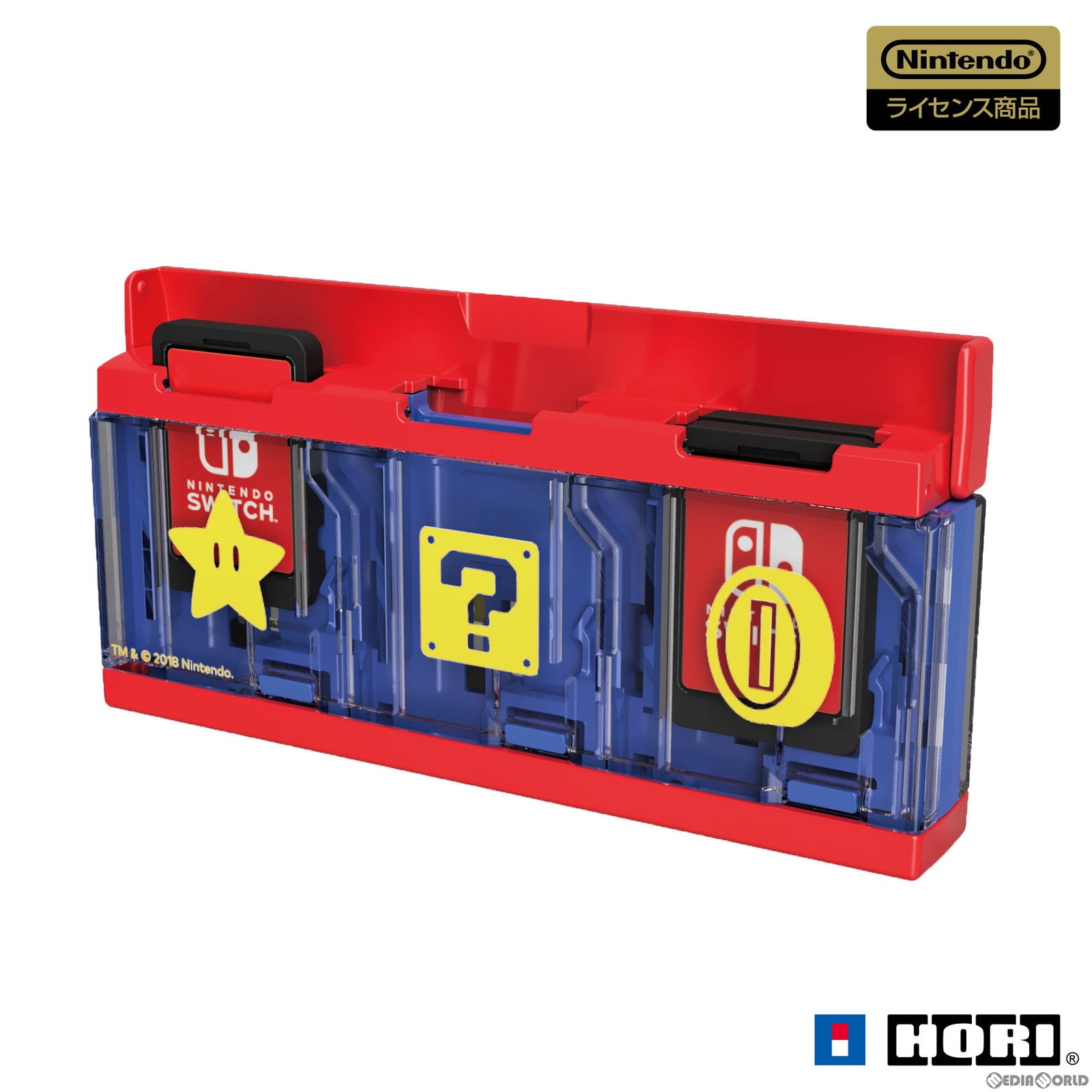 【中古即納】[ACC][Switch] プッシュカードケース6 for Nintendo Switch(ニンテンドースイッチ) スーパーマリオ 任天堂ライセンス商品 HORI(NSW-106)(20230430)