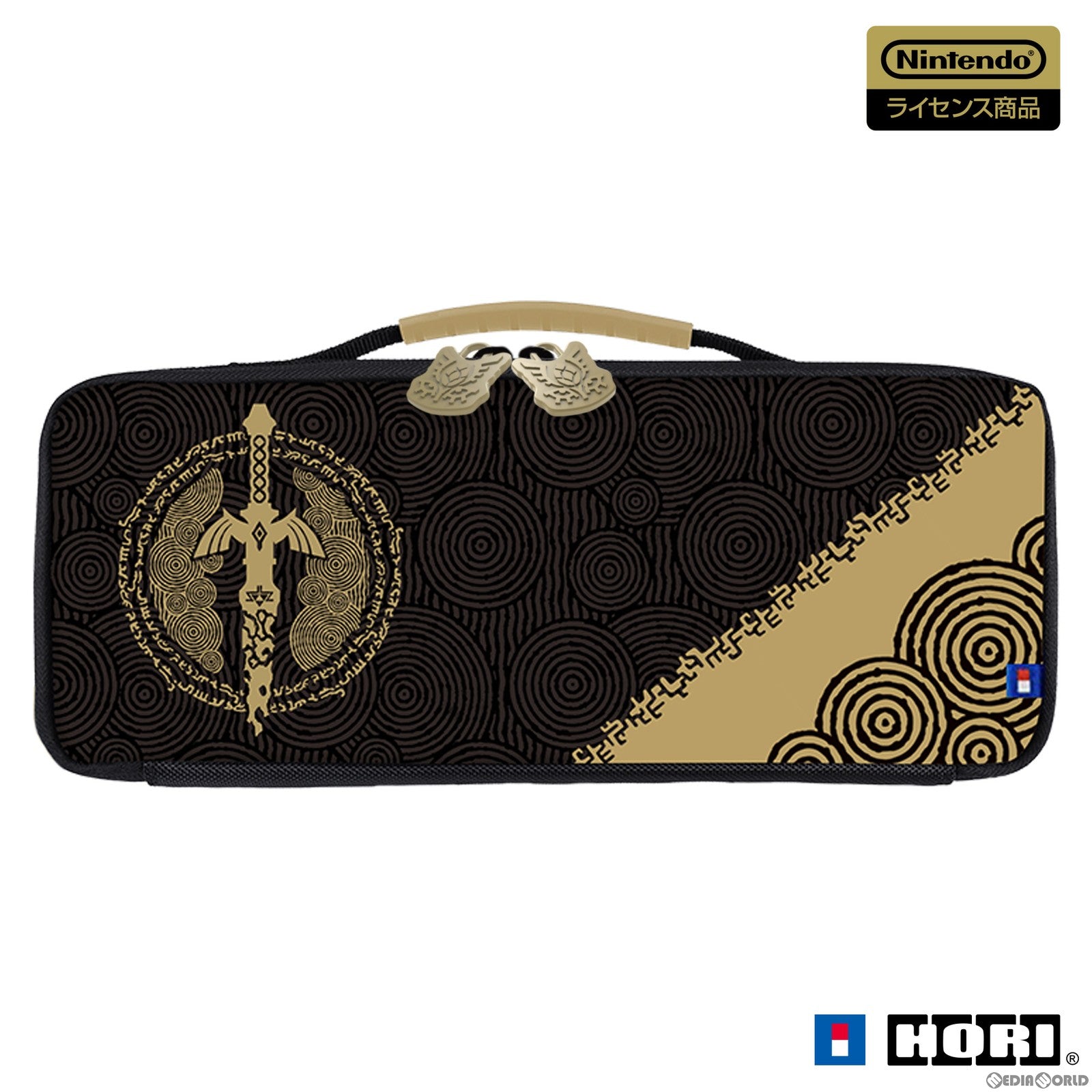 【新品即納】[ACC][Switch] ゼルダの伝説 ティアーズ オブ ザ キングダム ワイドポーチ for Nintendo Switch(ニンテンドースイッチ) 任天堂ライセンス商品 HORI(NSW-435) (20230727)