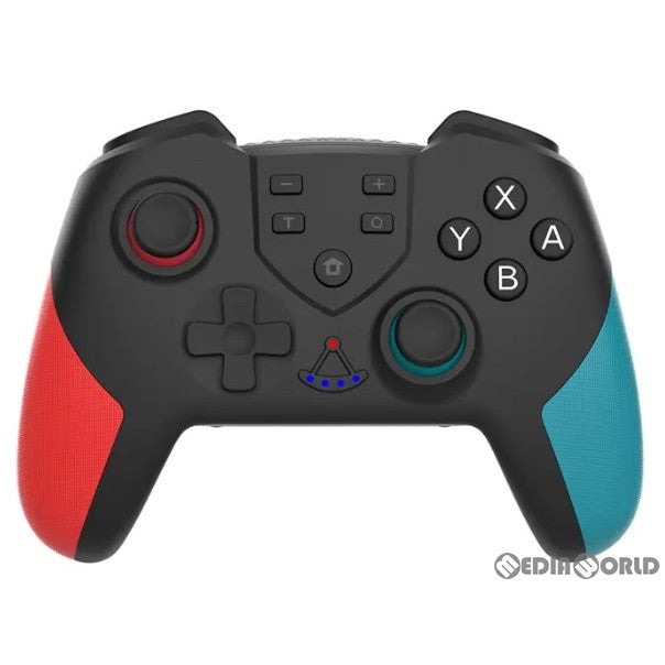 【中古即納】[ACC][Switch] Wireless Controller For N-SL(ワイヤレス コントローラー for N-SL) Nintendo Switch Proコントローラー互換品(ブラック/レッド・ブルー) FONLAM(T23 PRO)(20220731)