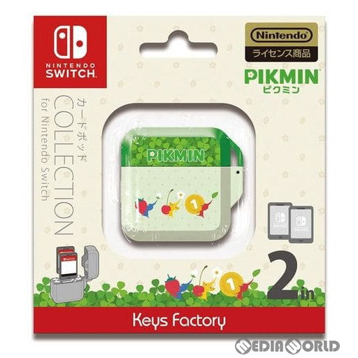 【新品即納】[ACC][Switch] カードポッド COLLECTION for Nintendo Switch(ニンテンドースイッチ) (ピクミン) Type-B 任天堂ライセンス商品 キーズファクトリー(CCP-013-2) (20230721)
