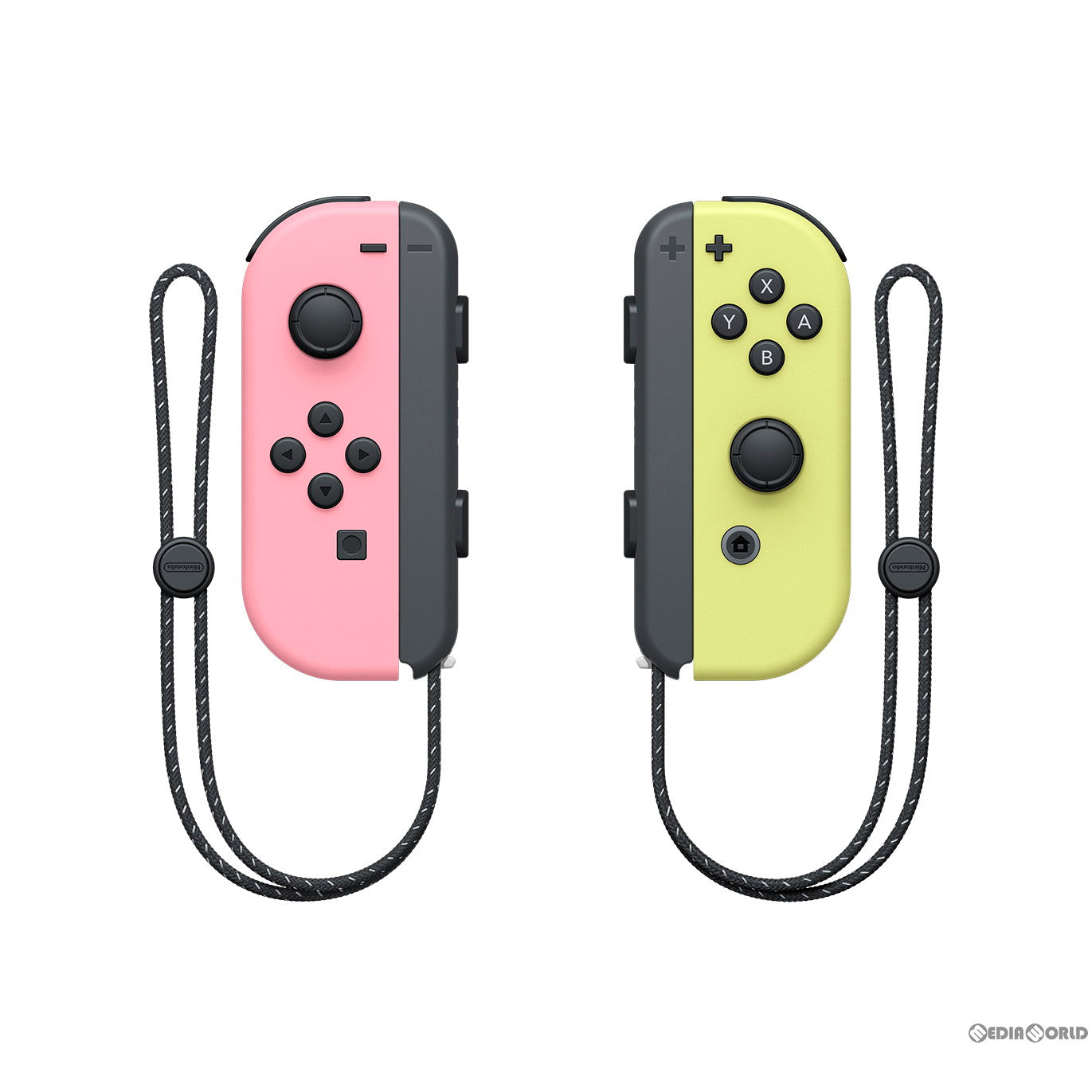 【新品即納】[ACC][Switch] Joy-Con(L) パステルピンク/(R) パステルイエロー(ジョイコンL パステルピンク/R パステルイエロー) 任天堂(HAC-A-JAVAF) (20230630)