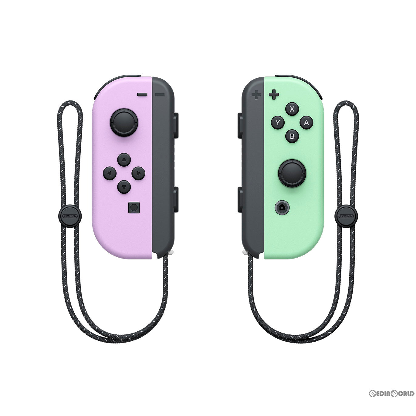 【中古即納】[ACC][Switch] Joy-Con(L) パステルパープル/(R) パステルグリーン(ジョイコンL パステルパープル/R パステルグリーン) 任天堂(HAC-A-JAWAF)(20230630)