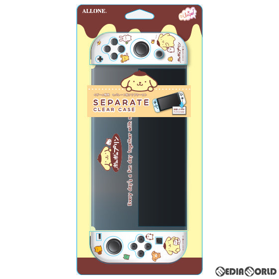 【新品即納】[ACC][Switch] ゲーム用セパレート型クリアケース#Unipo サンリオ ポムポムプリン アローン(ALG-NSUQPNSC) (20230915)