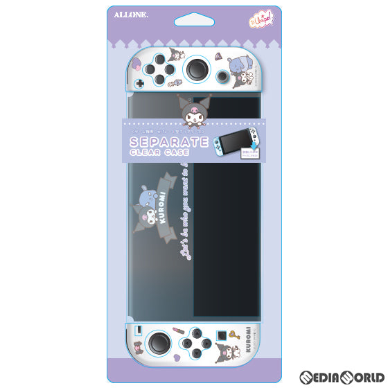 【新品即納】[ACC][Switch] ゲーム用セパレート型クリアケース#Unipo サンリオ クロミ アローン(ALG-NSUQKUSC) (20230915)