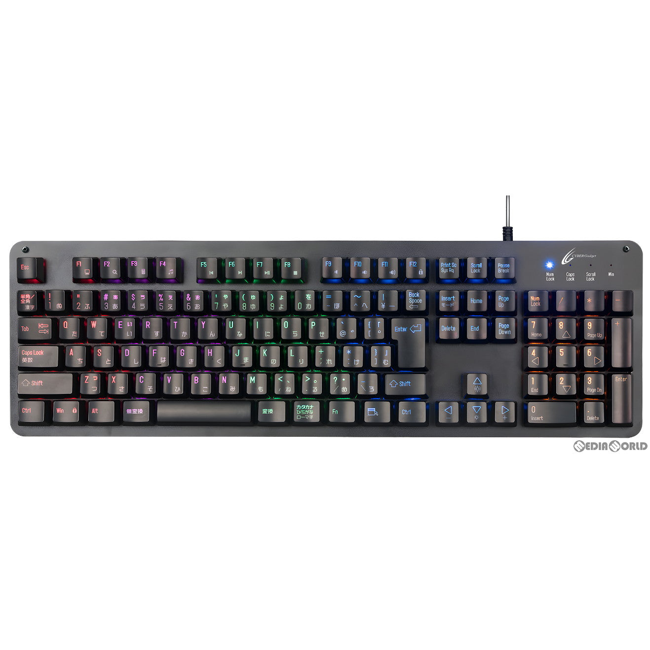 【新品即納】[ACC][PS5] CYBER・ゲーミングキーボード【メカニカルタイプ】(PS5/SWITCH用) サイバーガジェット(CY-P5GMKBB-BK) (20230930)