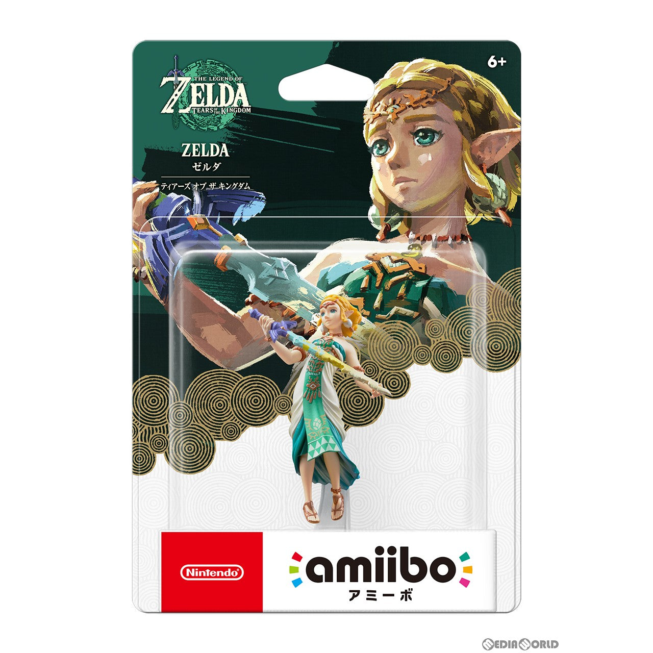 【新品即納】[ACC][Switch] amiibo(アミーボ) ゼルダ【ティアーズ オブ ザ キングダム】(ゼルダの伝説シリーズ) 任天堂(NVL-C-AKAY) (20231103)