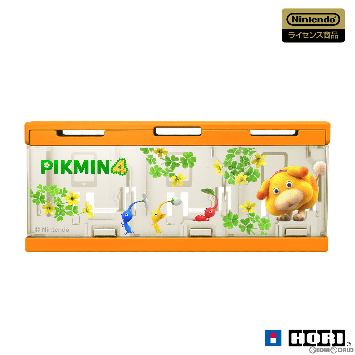 【新品即納】[ACC][Switch] ピクミン4 プッシュカードケース6 for Nintendo Switch(ニンテンドースイッチ) 任天堂ライセンス商品 HORI(NSW-495) (20230721)