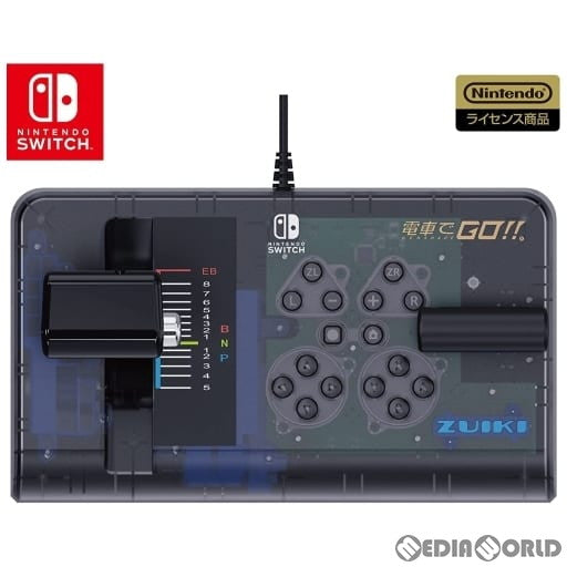 【中古即納】[ACC][Switch] 電車でGO!!専用 ワンハンドルコントローラー for Nintendo Switch EXCLUSIVE EDITION(エクスクルーシブエディション) 任天堂ライセンス商品 瑞起(ZKNS-002) (20220923)