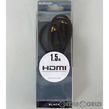 【中古即納】[ACC][PS3] HIGH SPEED HDMIケーブル 1.5m ブラック エレコム(DH-HD13AC15BK) (20090423)