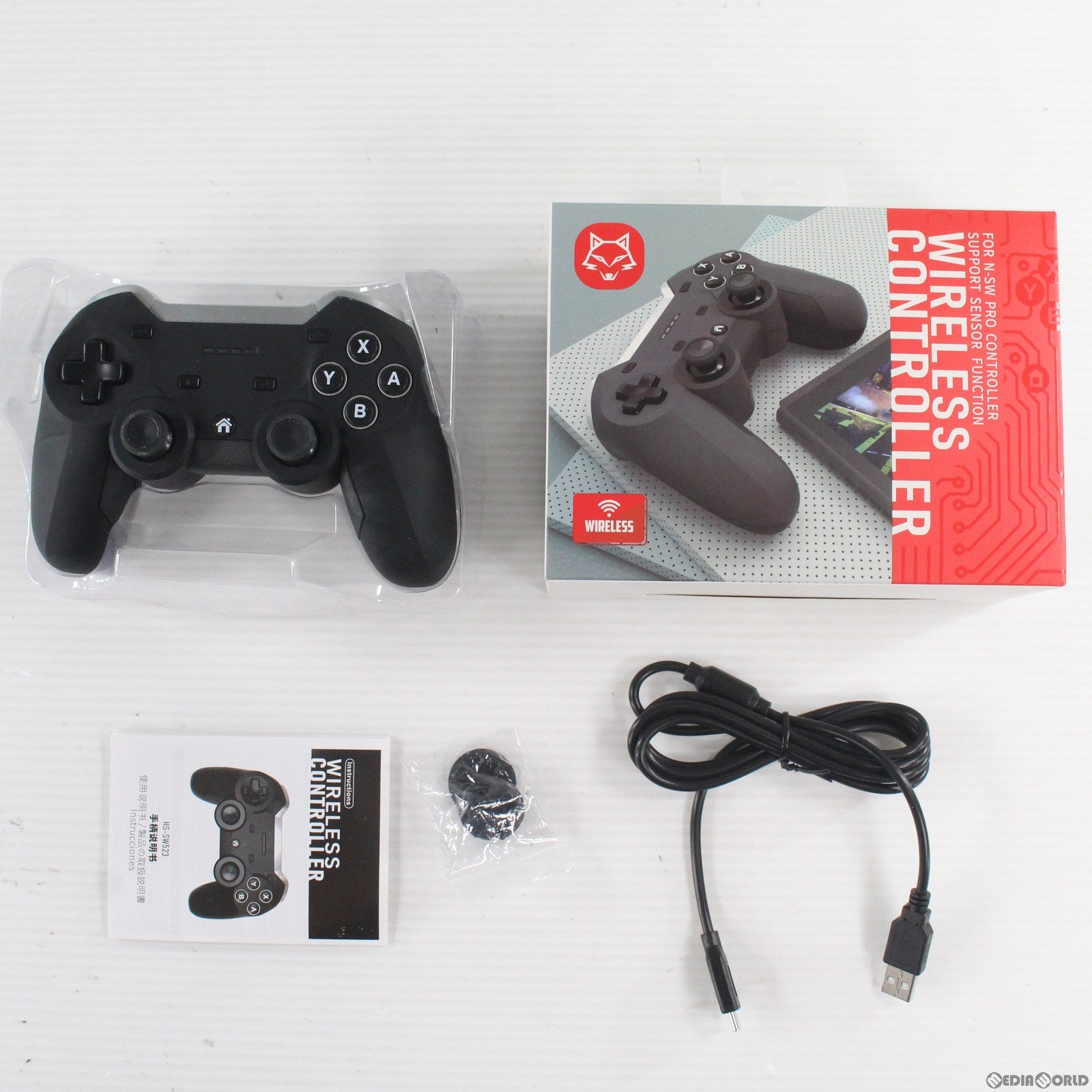 【中古即納】[ACC][Switch] Switch(スイッチ) 対応 ワイヤレスコントローラー NFC付き FONLAM(HS-SW523) (20220401)