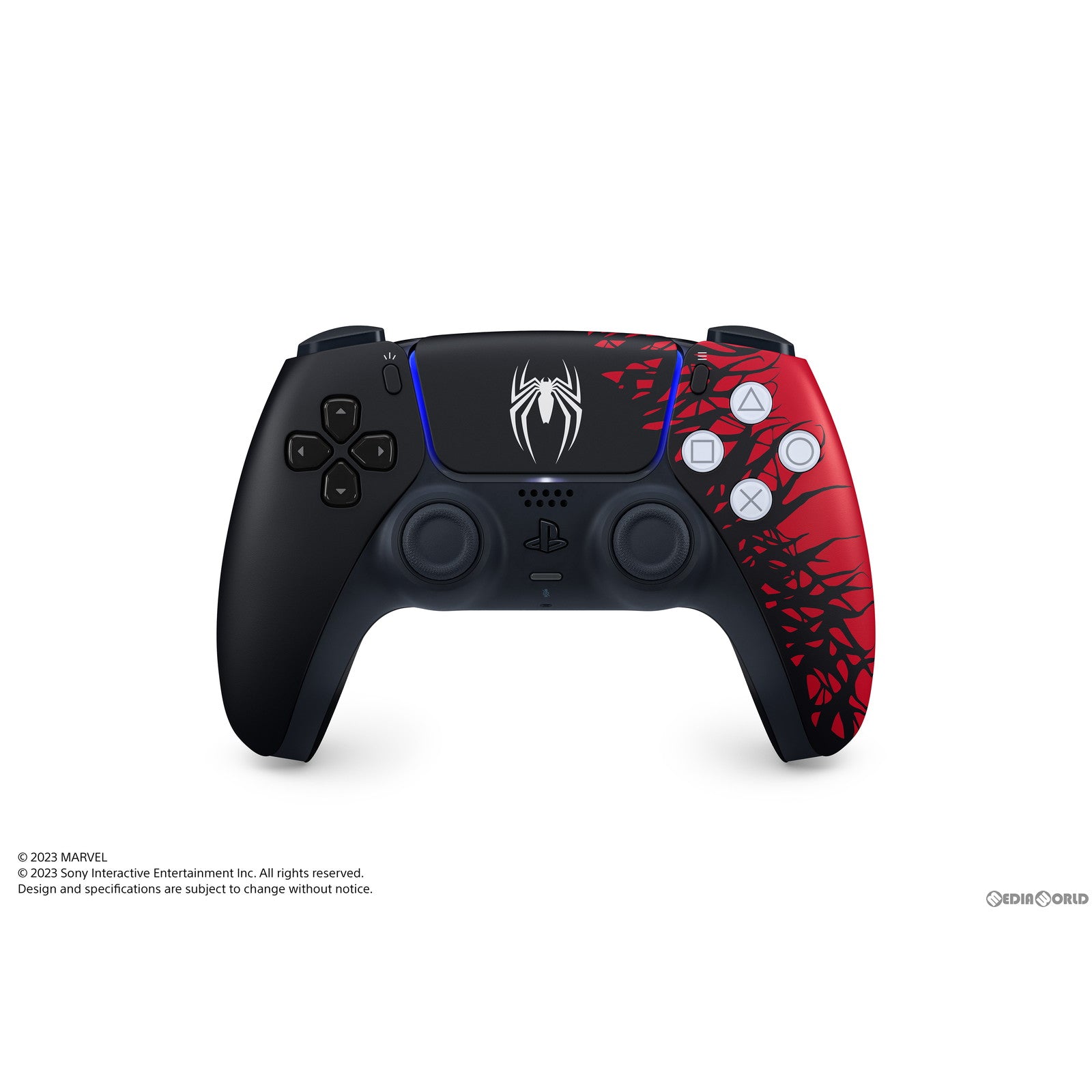 【中古即納】[ACC][PS5] DualSense(デュアルセンス) ワイヤレスコントローラー Marvel's Spider-Man 2 Limited Edition(スパイダーマン2 リミテッドエディション) SIE(CFI-ZCT1JZ2)(20230901)