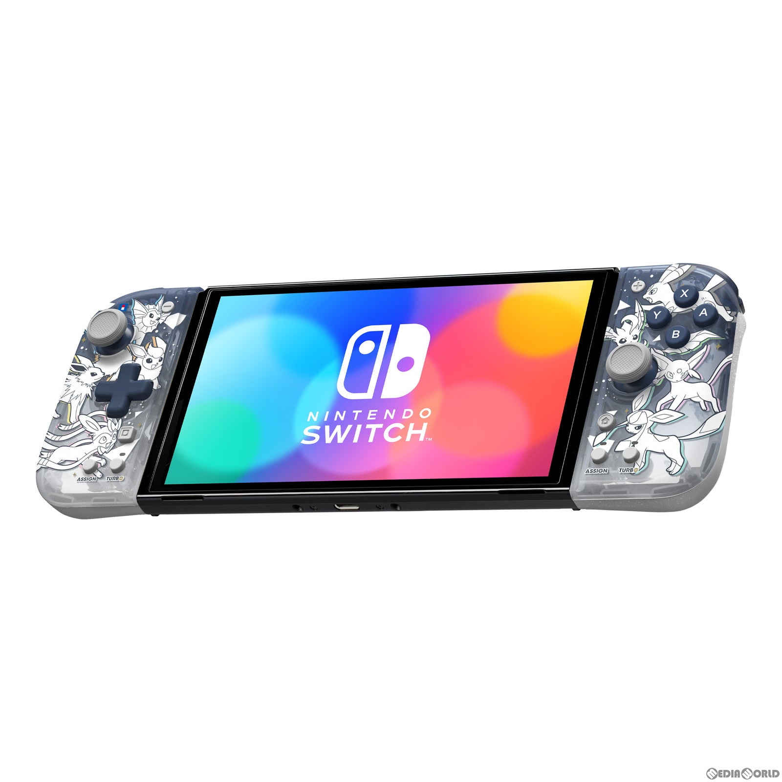 【中古即納】[ACC][Switch] ポケットモンスター グリップコントローラーFit アタッチメントセット for Nintendo Switch(ニンテンドースイッチ)/PC イーブイ&フレンズ 任天堂ライセンス商品 HORI(NSW-453)(20230930)
