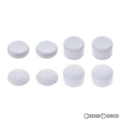 【新品】【お取り寄せ】[ACC][Switch] CYBER・アナログスティックカバー SWITCH Joy-Con用(スイッチ ジョイコン用) ホワイト サイバーガジェット(CY-NSASC-WH)(20220910)