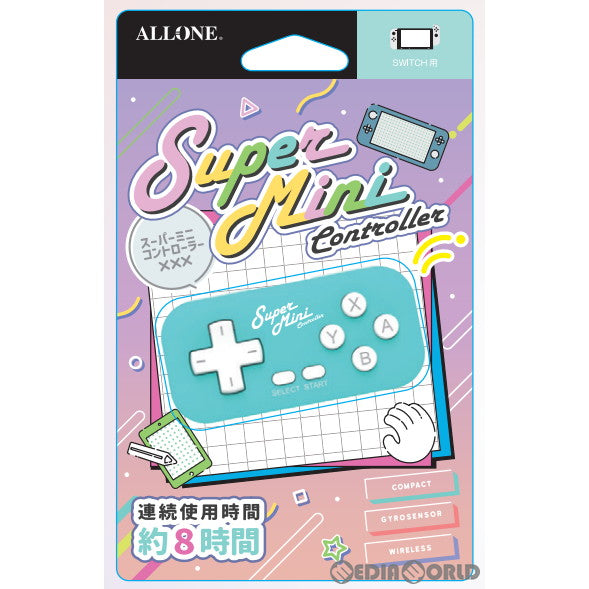 【新品即納】[ACC][Switch] Switch用(スイッチ用) スーパーミニコントローラー ピンク アンサー(ALG-NSWCSMPK) (20231016)