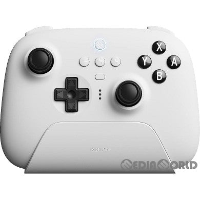 【新品】【お取り寄せ】[ACC][Switch] 8BitDo Ultimate Bluetooth Controller(8ビットドゥ アルティメット ブルートゥース コントローラー) ホワイト サイバーガジェット(CY-8BDUBC-WH) (20230930)