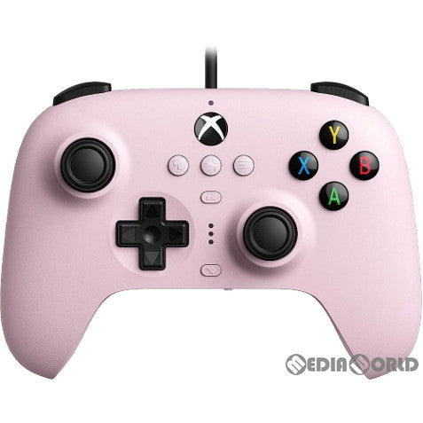 【新品即納】[ACC][XboxX/S] 8BitDo Ultimate Wired Controller(8ビットドゥ アルティメット ワイヤード コントローラー) for Xbox パステルピンク マイクロソフトライセンス商品 サイバーガジェット(CY-8BDUWX-PP) (20230930)