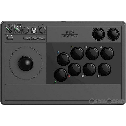 【新品】【お取り寄せ】[ACC][XboxX/S] 8BitDo Arcade Stick(8ビットドゥ アーケードスティック) for Xbox ブラック マイクロソフトライセンス商品 サイバーガジェット(CY-8BDASX-BK)(20230920)