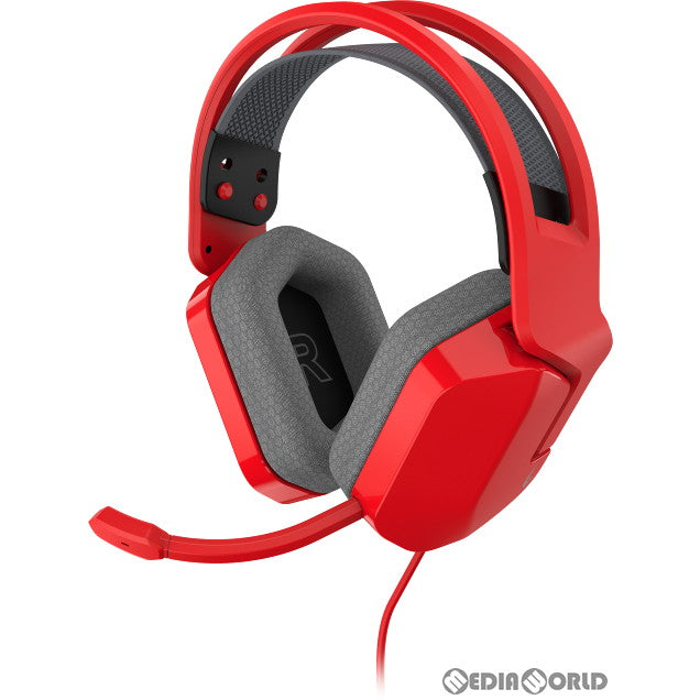 【新品即納】[ACC][Switch] CYBER・超軽量ゲーミングヘッドセット(SWITCH用) (スイッチ用) レッド サイバーガジェット(CY-NSULGHS-RE) (20231130)