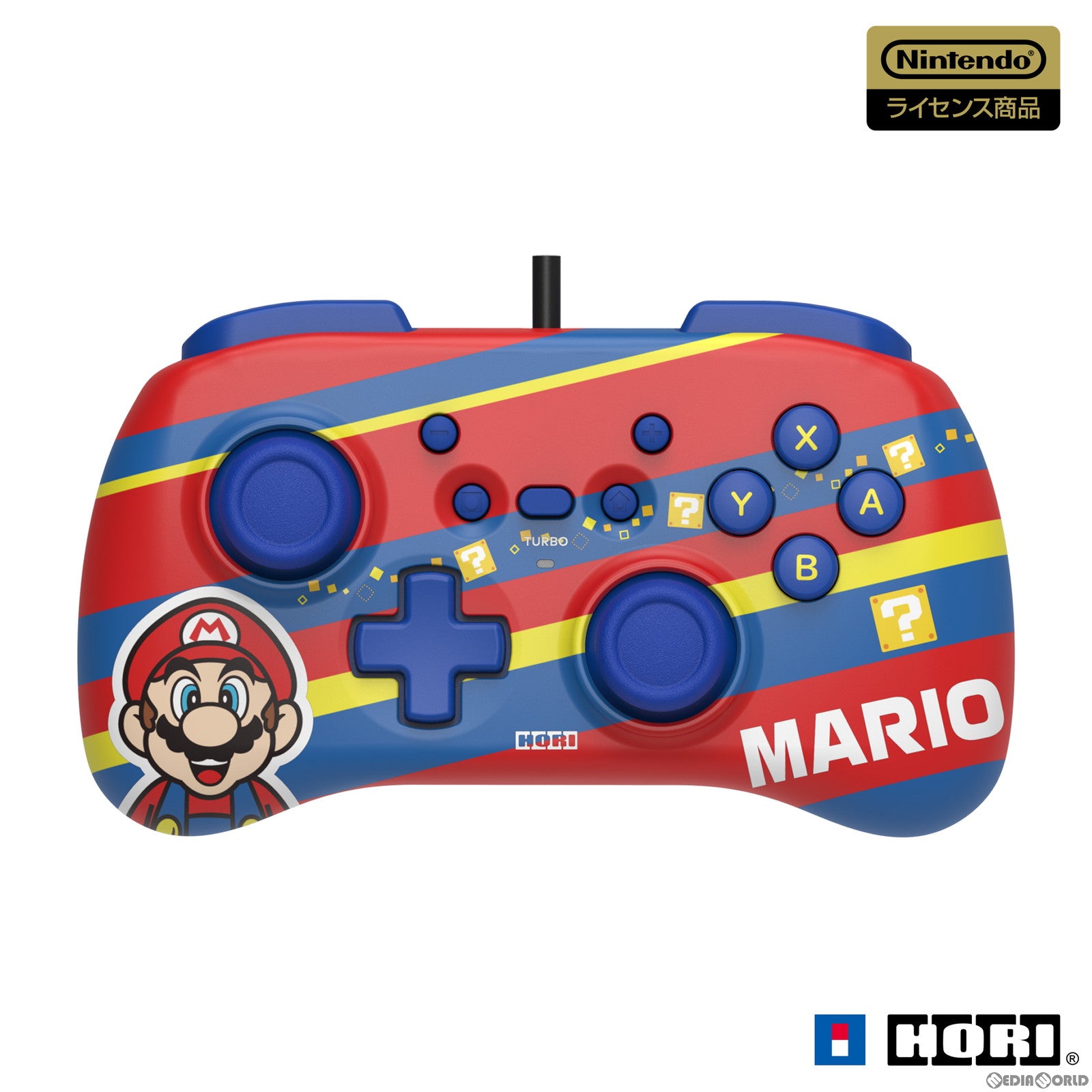 【中古即納】[ACC][Switch] スーパーマリオ ホリパッド ミニ for Nintendo Switch(ニンテンドースイッチ)/PC マリオ 任天堂ライセンス商品 HORI(NSW-366)(20231020)