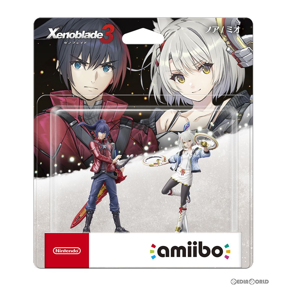 【新品即納】[ACC][Switch] amiibo(アミーボ) ダブルセット(ノア/ミオ) (ゼノブレイドシリーズ) 任天堂(NVL-E-AZ2A) (20240119)