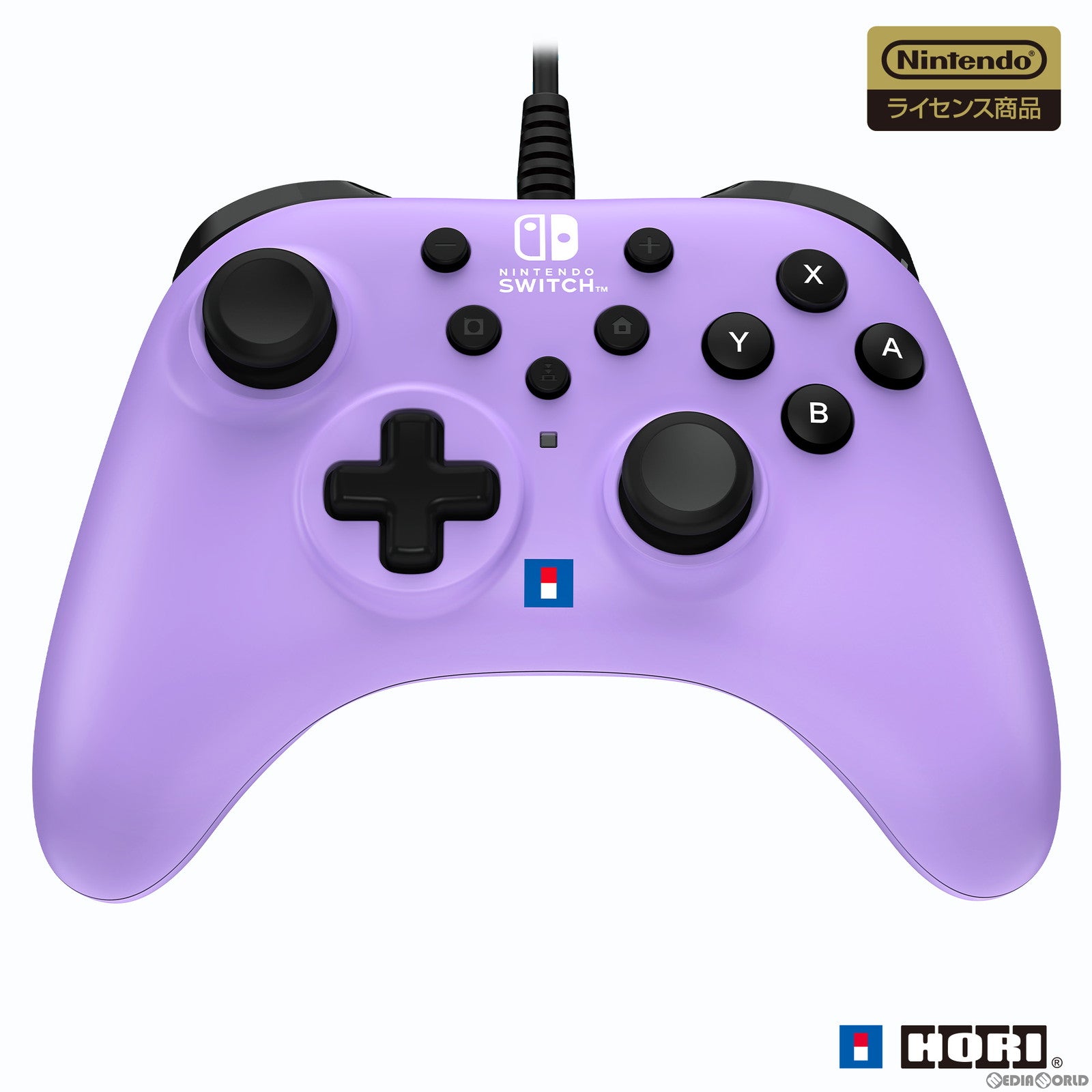 【中古即納】[ACC][Switch] ホリパッド TURBO(ターボ) for Nintendo Switch(ニンテンドースイッチ)/PC ライトパープル 任天堂ライセンス商品 HORI(NSW-488)(20231109)