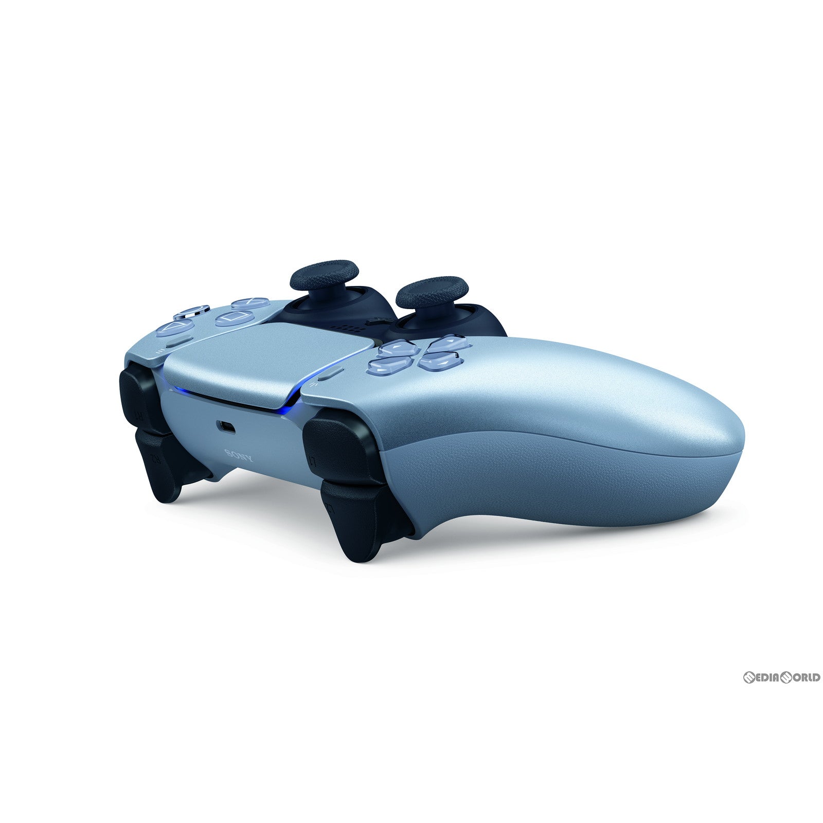【中古即納】[ACC][PS5] DualSense(デュアルセンス) ワイヤレスコントローラー スターリング シルバー SIE(CFI-ZCT1J08)(20240126)
