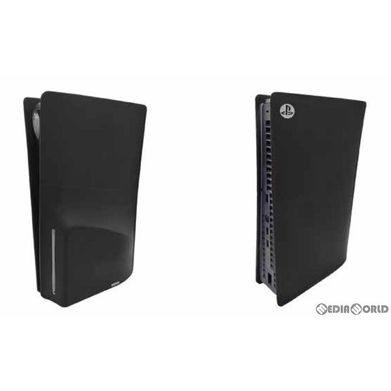 【新品】【お取り寄せ】[ACC][PS5] 新型PS5用 シリコンカバー(通常版) ブラック アローン(ALG-P5NSCNBK)(20240120)