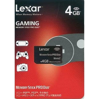 【中古即納】[ACC][PSP] メモリースティックプロデュオ(Memory Stick PRO Duo) Mark2 4GB Gaming Edition HORI/Lexar(レキサー)(LMSPD4GBGCJP)(20091231)