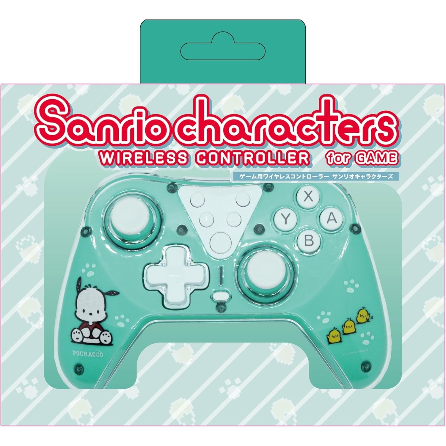 【新品】【お取り寄せ】[ACC][Switch] ゲーム用ワイヤレスコントローラー #Unipo(ユニポ) サンリオキャラクターズ ポチャッコ アローン(ALG-NSWCUSPC)(20240215)